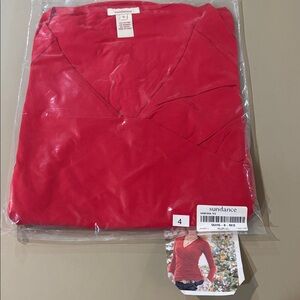 Sundance Vanessa Long Sleeve NWT Size S. Pulls You In. Very Nice Top!